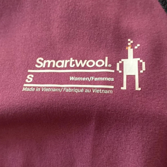 Smartwool summer dress sz S purple and black back zip excellent condition - Picture 8 of 8